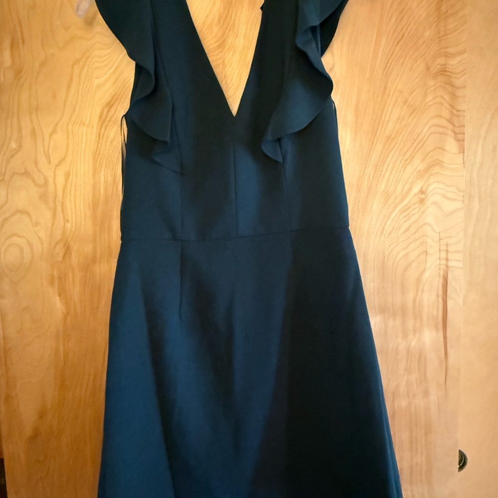 French Connection Whisper Ruffle Mini Dress - Picture 4 of 5